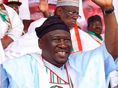 BREAKING: Fintri Wins Adamawa PDP Governorship Primaries