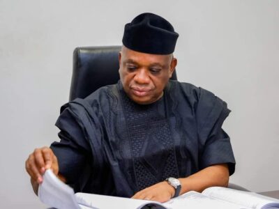 Orji Kalu formally pulls out of presidential race, picks Senate form