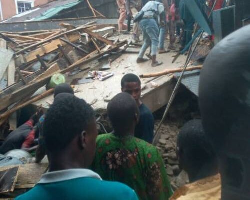 Two dead as three-storey building collapses in Lagos during rainfall