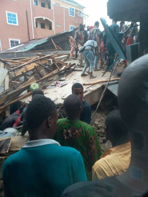 Two dead as three-storey building collapses in Lagos during rainfall