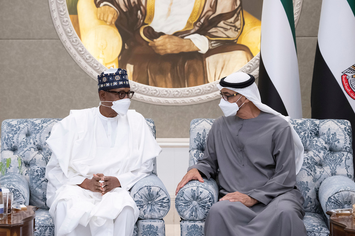 Buhari pays condolence visit to new UAE President, seeks stronger ties