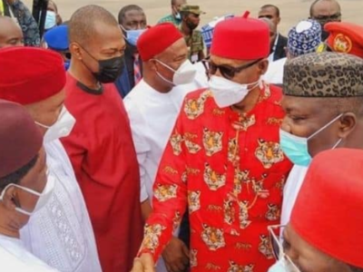 Only the court will decide Nnamdi Kanu’s fate, Buhari tells Igbo leaders