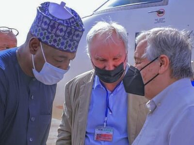 UN Secretary-General, Antonio Guterres arrives Nigeria on first official visit