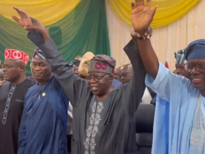 2023: Tinubu endorses Sanwo-Olu, Hamzat for second term