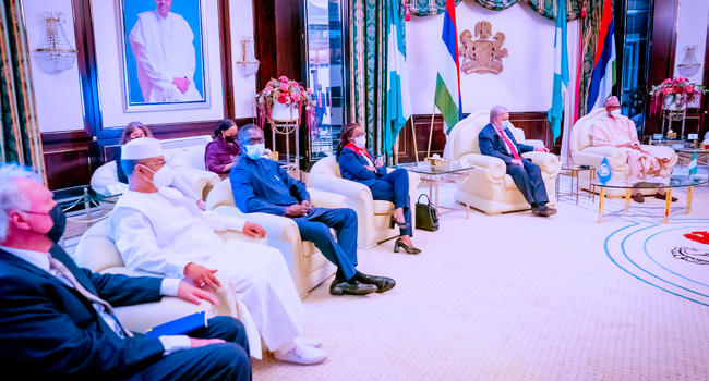 Buhari receives UN Secretary-General at State House