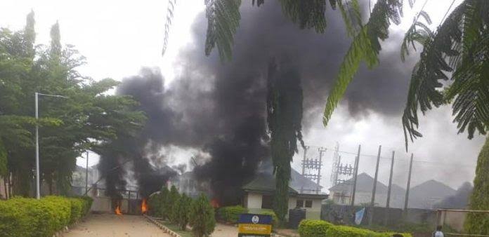 Abuja okada riders on rampage, set houses ablaze in estate