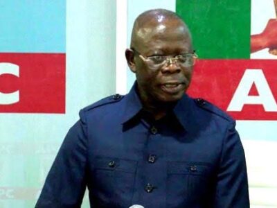 2023: Oshiomhole joins presidential race, vows to tax the rich appropriately
