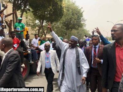 JUST IN: Okorocha storms venue of APC convention