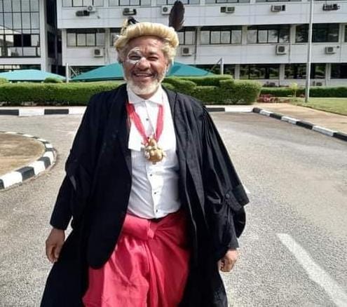 ICYMI: Drama as lawyer storms Supreme Court dressed as native doctor