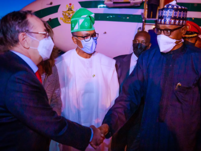 Buhari arrives Madrid on 3-day visit