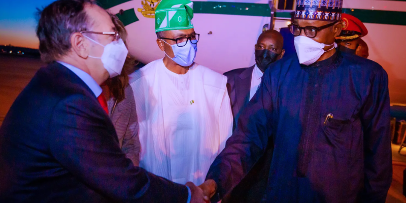Buhari arrives Madrid on 3-day visit