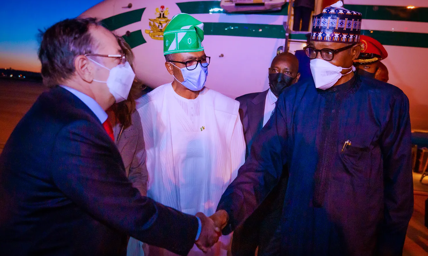 Buhari arrives Madrid on 3-day visit