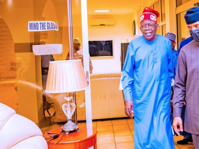 JUST IN: Tinubu visits Osinbajo in Abuja