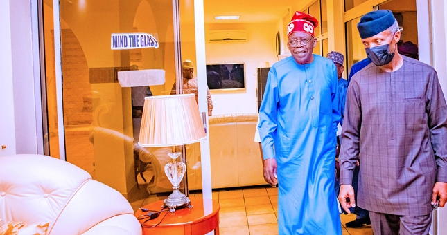 JUST IN: Tinubu visits Osinbajo in Abuja
