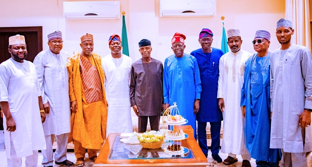 JUST IN: Tinubu visits Osinbajo in Abuja