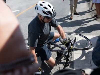 ‘I am good’: Biden falls from bike but is unhurt