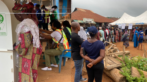 Ekiti residents troop out for governorship election