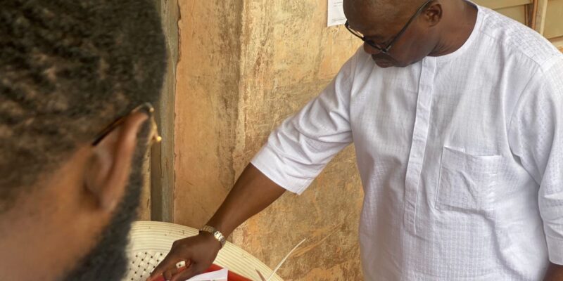 #EkitiDecides: Segun Oni clinches 218 of 244 votes to win polling unit