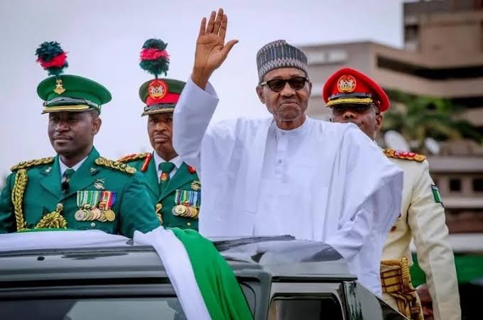 Buhari, Service Chiefs, others attend Democracy Day parade at Eagles Square