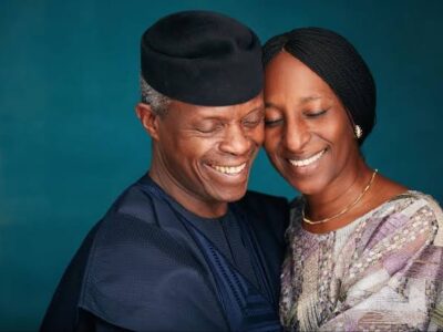 ‘I’m proud of you:’ Dolapo Osinbajo eulogises husband after APC presidential primary