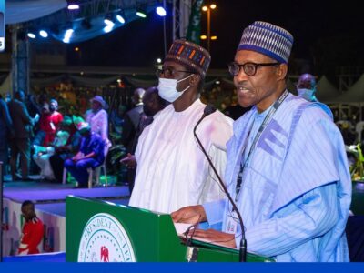 APC presidential primary kicks off as Buhari arrives at Eagles Square