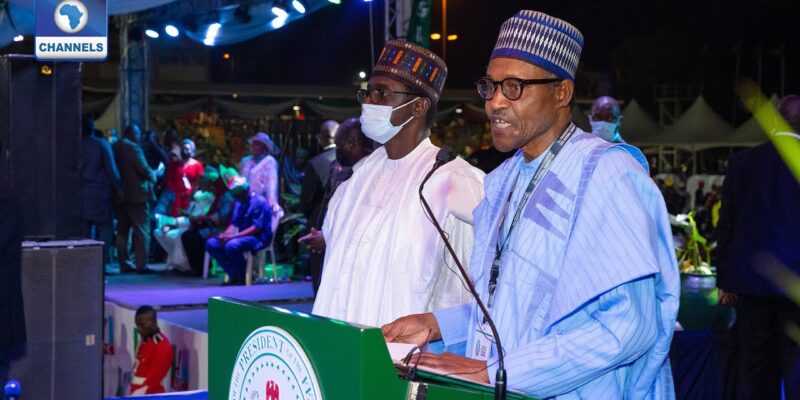 APC presidential primary kicks off as Buhari arrives at Eagles Square