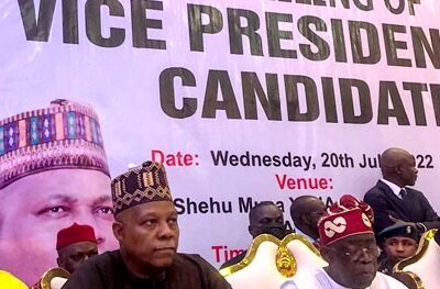 APC unveils Kashim Shettima as vice-presidential candidate