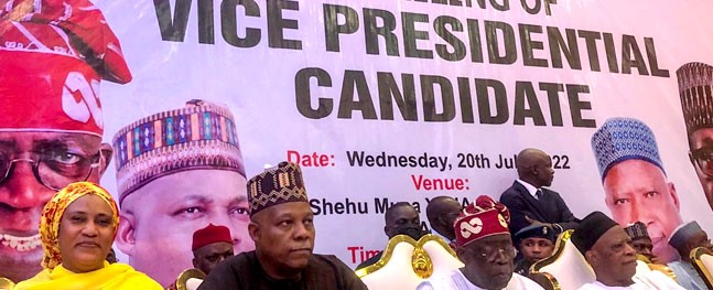 APC unveils Kashim Shettima as vice-presidential candidate
