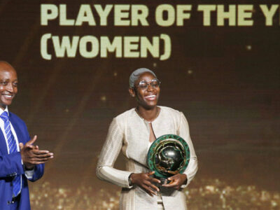 Oshoala wins record fifth African women’s player of the year award