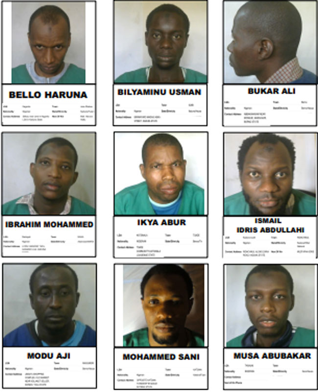 [JUST IN] Kuje Prison Attack: FG declares 33 Boko Haram Terrorists wanted