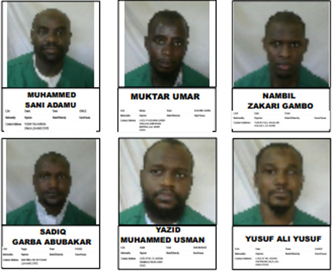 [JUST IN] Kuje Prison Attack: FG declares 33 Boko Haram Terrorists wanted