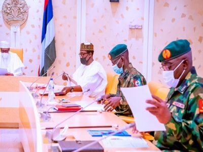 JUST IN: Buhari presides over security meeting