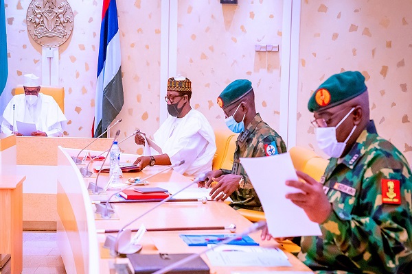JUST IN: Buhari presides over security meeting