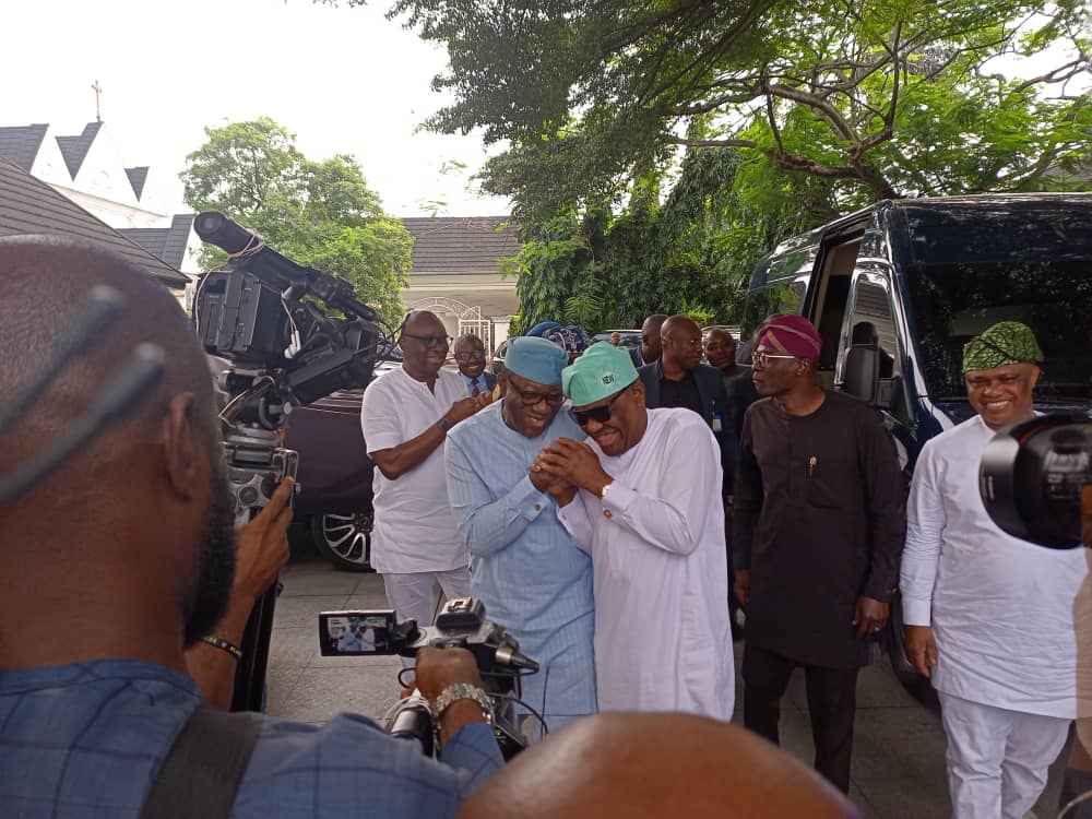 Fayemi, Sanwo-Olu, Akeredolu visit Wike in Rivers