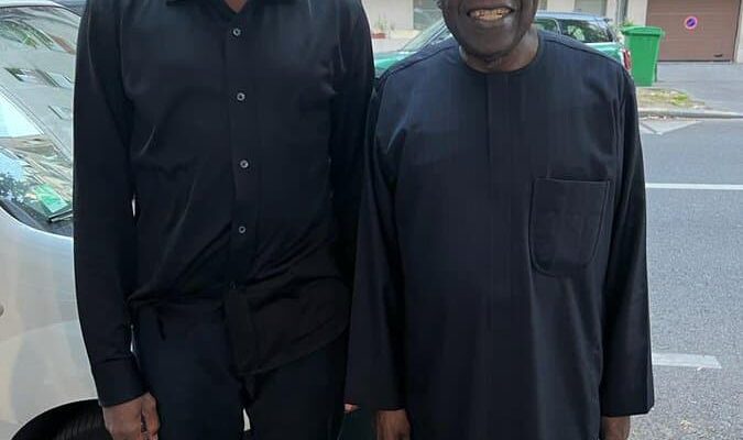 Otedola visits Tinubu in France, endorses him to become president