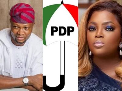 BREAKING: Funke Akindele announced as PDP Lagos deputy gov candidate