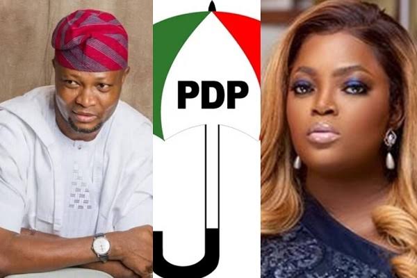 BREAKING: Funke Akindele announced as PDP Lagos deputy gov candidate
