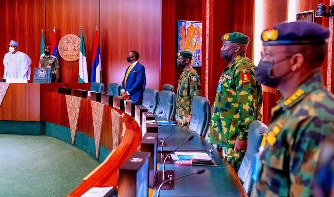 JUST IN: Buhari presides over National Security Council meeting
