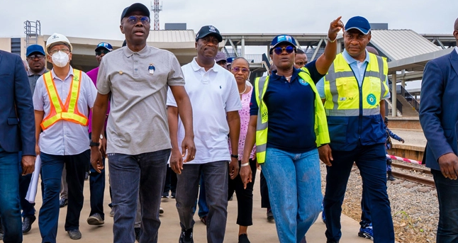 Red rail line will be delivered as planned, Sanwo-Olu assures Lagosians