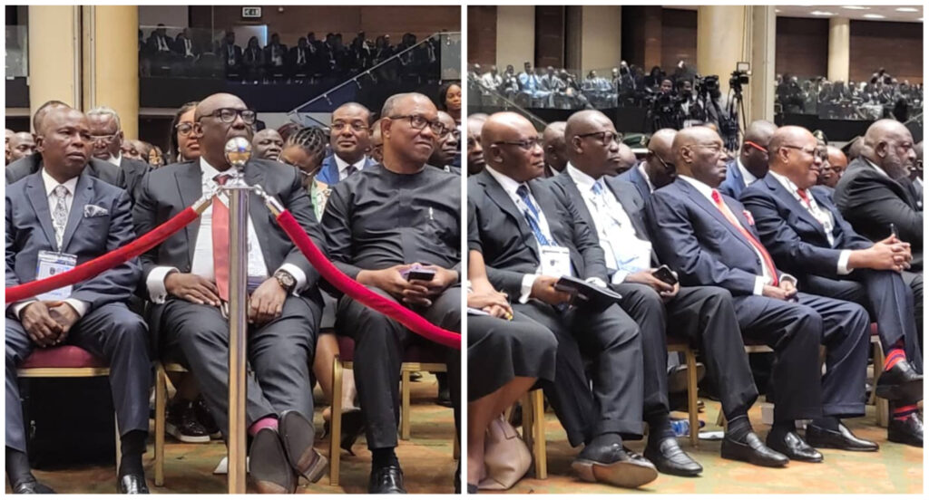 Peter Obi, Atiku Abubakar attend NBA Conference in Lagos