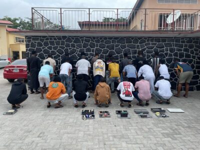 EFCC arrests brothers, 23 others for alleged internet fraud in Lagos