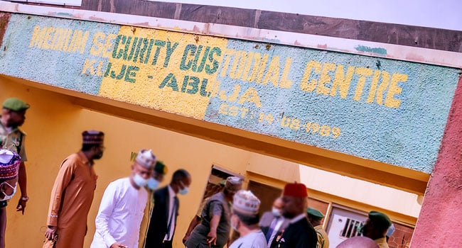 Kuje Prison: Authorities confirm death of inmate amid reports of protest