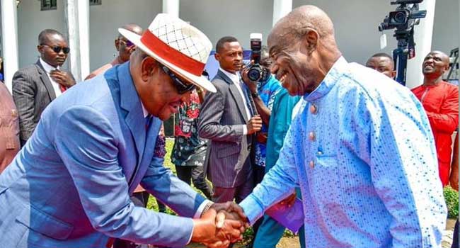 Wike gifts Odili multi-million naira house on 74th birthday