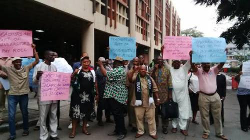 UNILAG SSANU, NASU protest against strike suspension