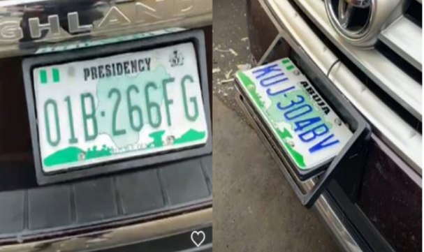 Rotational number plates are illegal, says FRSC