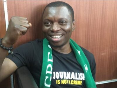 Agba Jalingo regains freedom in Abuja