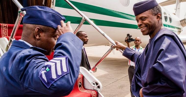 Osinbajo departs for US, to meet Kamala Harris, others