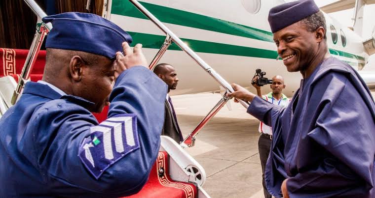 Osinbajo departs for US, to meet Kamala Harris, others