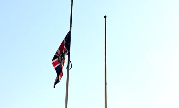 Flag flies at half-mast at British High Commission