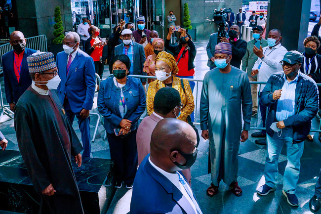 Buhari departs New York after attending UN General Assembly